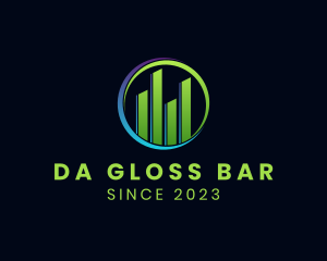 City Bar Graph Stock logo design