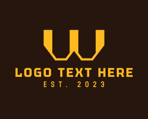 Yellow - Generic Letter W Business Firm logo design