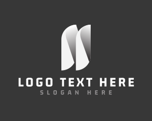 Origami - Tech Startup Letter N logo design