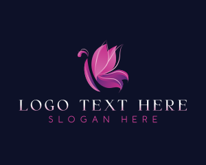 Skin Care - Butterfly Beauty Wings logo design