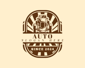 Restoration - Vintage Car Automotive logo design