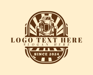 Restoration - Vintage Car Automotive logo design