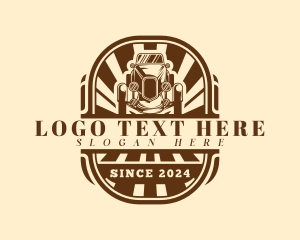 Vintage Car Automotive Logo