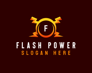 Power Lightning Charge logo design