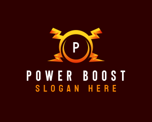 Power Lightning Charge logo design