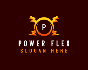 Power Lightning Charge logo design