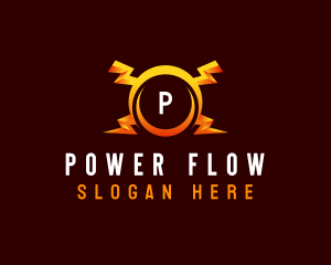 Power Lightning Charge logo design