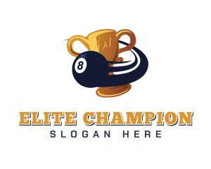 Billiard Tourney Champion logo design