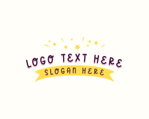 Event - Children Party Confetti logo design