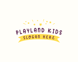 Children Party Confetti logo design