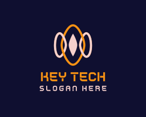 Cyber Tech Waves logo design