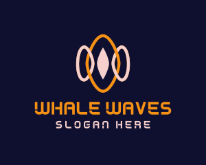 Cyber Tech Waves logo design