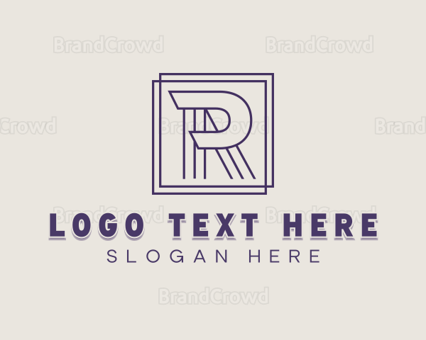 Professional Consultant Letter R Logo