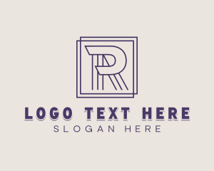 Financial - Professional Consultant Letter R logo design