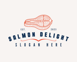 Salmon - Salmon Fish Restaurant logo design