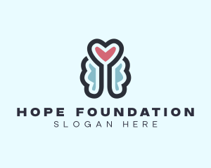 Nonprofit - Heart Brain Mental Healthcare logo design