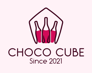 Winery - Cellar Wine Bottles logo design
