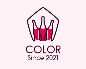 Wine Bottle - Cellar Wine Bottles logo design