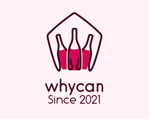 Wine Tasting - Cellar Wine Bottles logo design