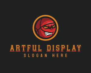 Angry Basketball Sports logo design