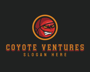 Angry Basketball Sports logo design