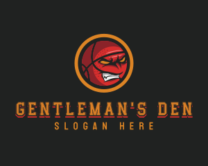 Angry Basketball Sports logo design