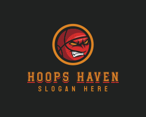 Basketball - Angry Basketball Sports logo design