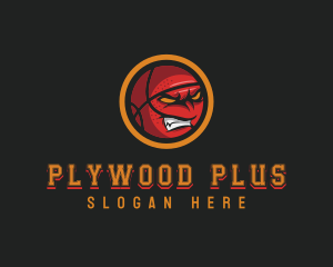 Angry Basketball Sports logo design