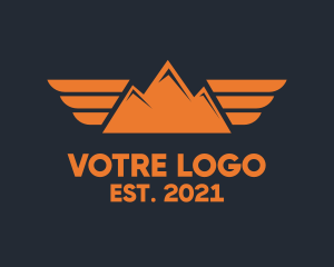 Veteran - Mountain Flying Wings logo design