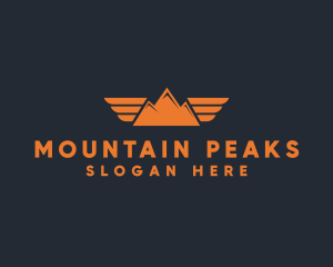 Himalayas - Mountain Flying Wings logo design