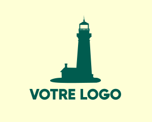 Green Lighthouse Tower Logo