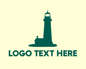 Green Lighthouse Tower Logo