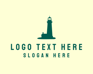 Green Lighthouse Tower Logo