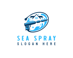 Clean Sparkle Pressure Wash logo design