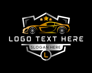 Sedan - Car Detailing Vehicle logo design