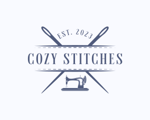 Sewing Machine Needle Tailor logo design