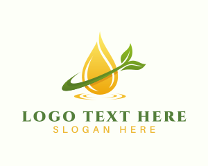 Nature - Organic Oil Extract logo design