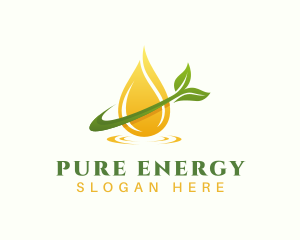 Oil - Organic Oil Extract logo design