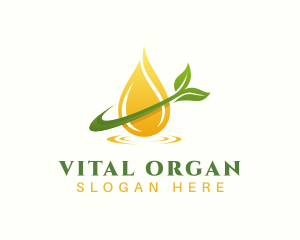 Organic Oil Extract logo design