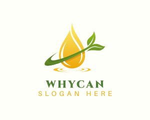 Drop - Organic Oil Extract logo design