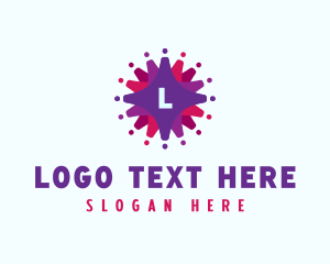 Medical Worker - Generic Virus Germ logo design