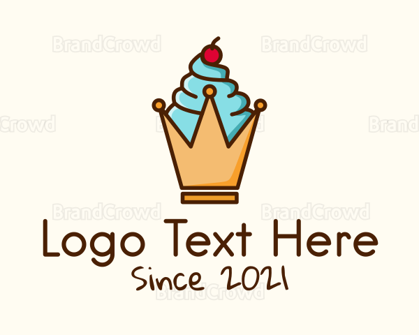 Ice Cream Crown Logo