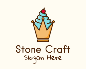 Ice Cream Crown Logo