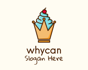 Ice Cream Crown Logo