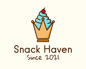 Ice Cream Crown logo design