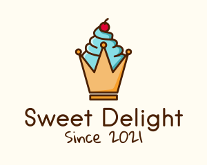 Sherbet - Ice Cream Crown logo design