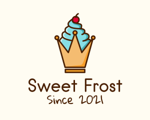 Ice Cream Crown logo design