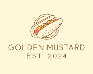 Mustard - Mustard Hot Dog Sausage logo design