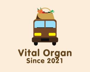 Organic Produce Delivery  logo design