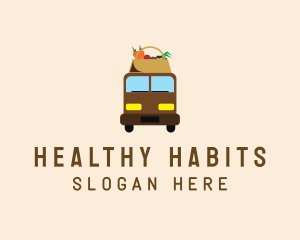 Organic Produce Delivery  logo design